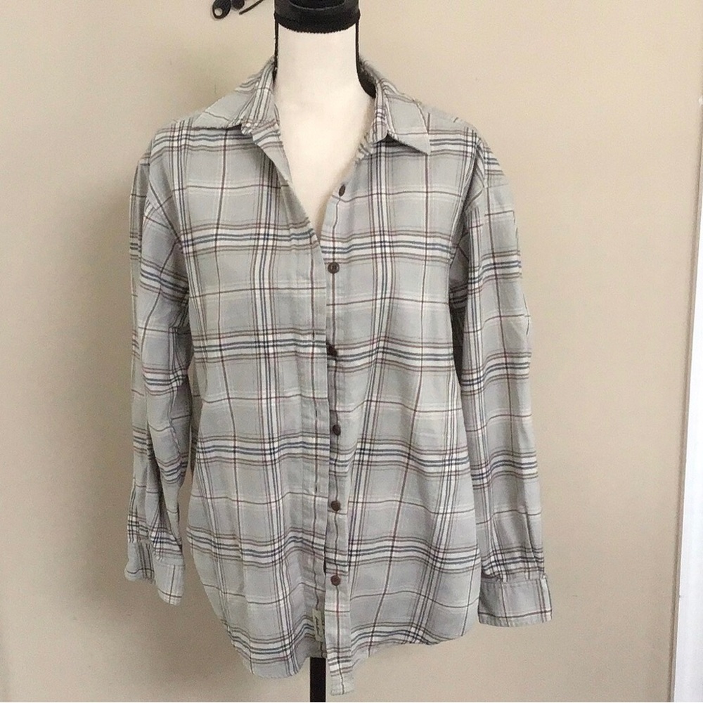 Eddie Bower Plaid long sleeve shirt